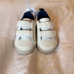 White Velcro Sneakers